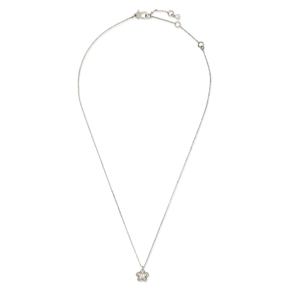 KATE SPADE • Silver Stencil Scalloped Necklace - Picture 5 of 6